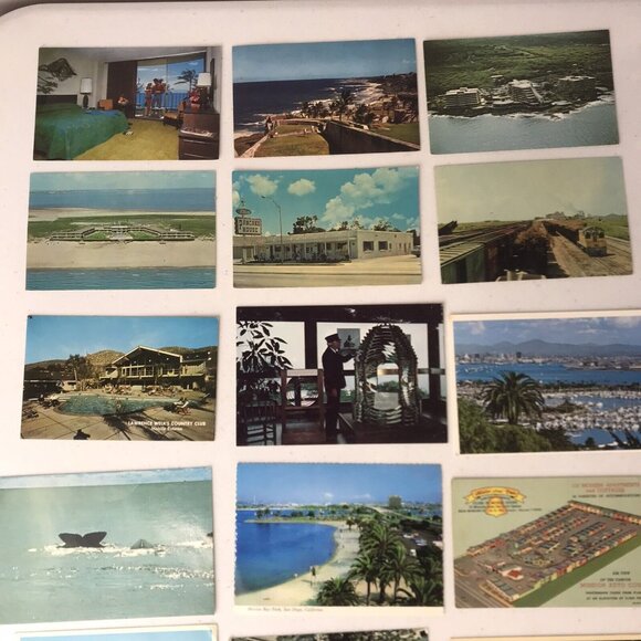 Lot 26 Vintage Postcards: Southern States- New Orleans, LA, CA, TX, HI, etc. - Picture 2 of 9